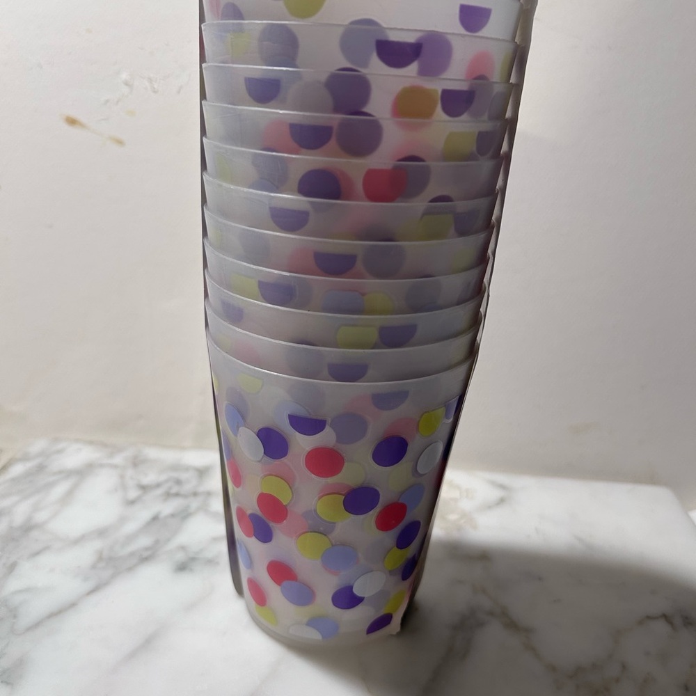 Christian Siriano Multicolor Polka Dot Party Cups - Picture 4 of 6